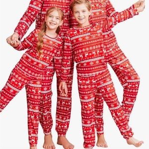 NWT-Family matching Nordic Reindeer 2 Piece Pajamas Set